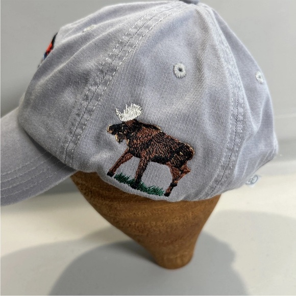 L.L. Bean Maine Fisheries Wildlife Hat Cap Dept Fisheries Embroidered Moose OSFM - Picture 4 of 10